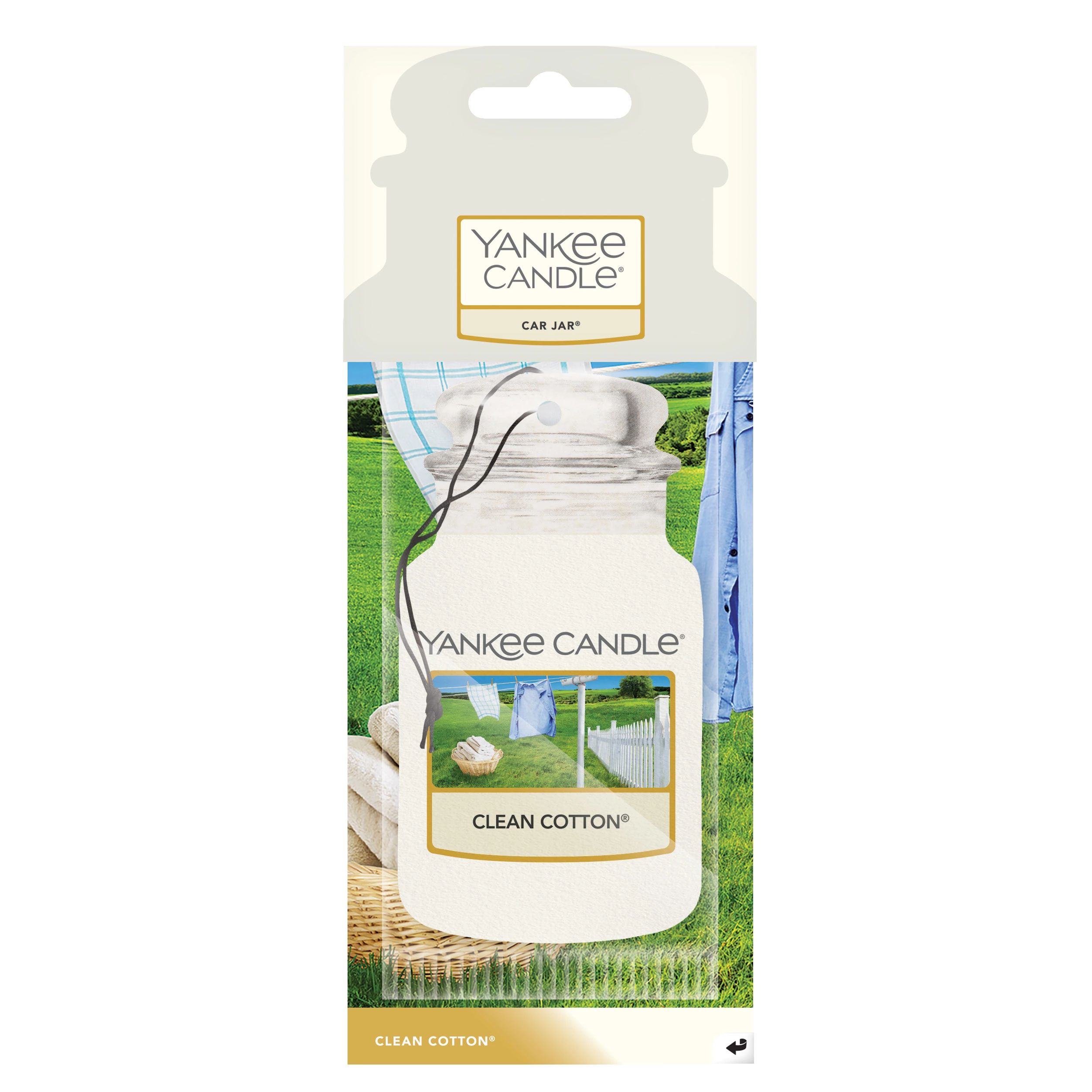 Yankee Candle Car jar Clean Cotton - Autodufthänger
