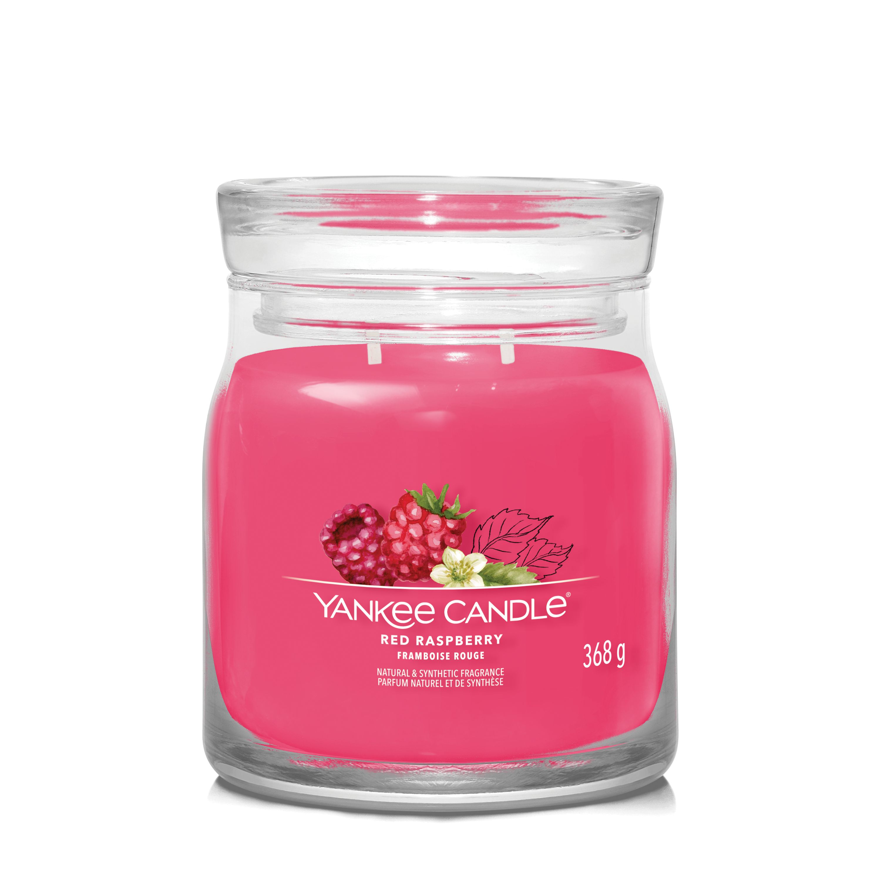 Yankee Candle mittleres Glas Red Raspberry - Duftkerze