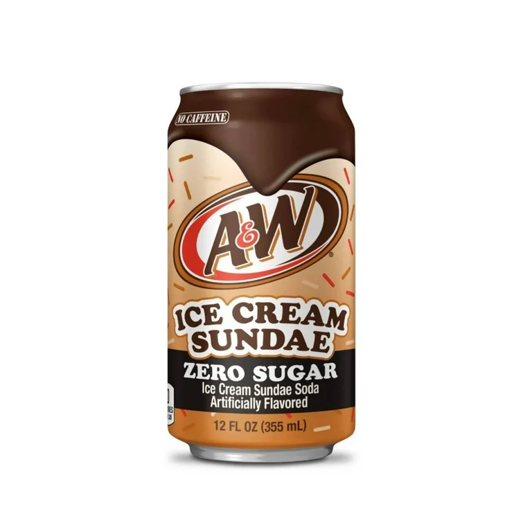 A&W ZERO Ice Cream Sundae (Dose) (355ml) Erfrischungsgetränk