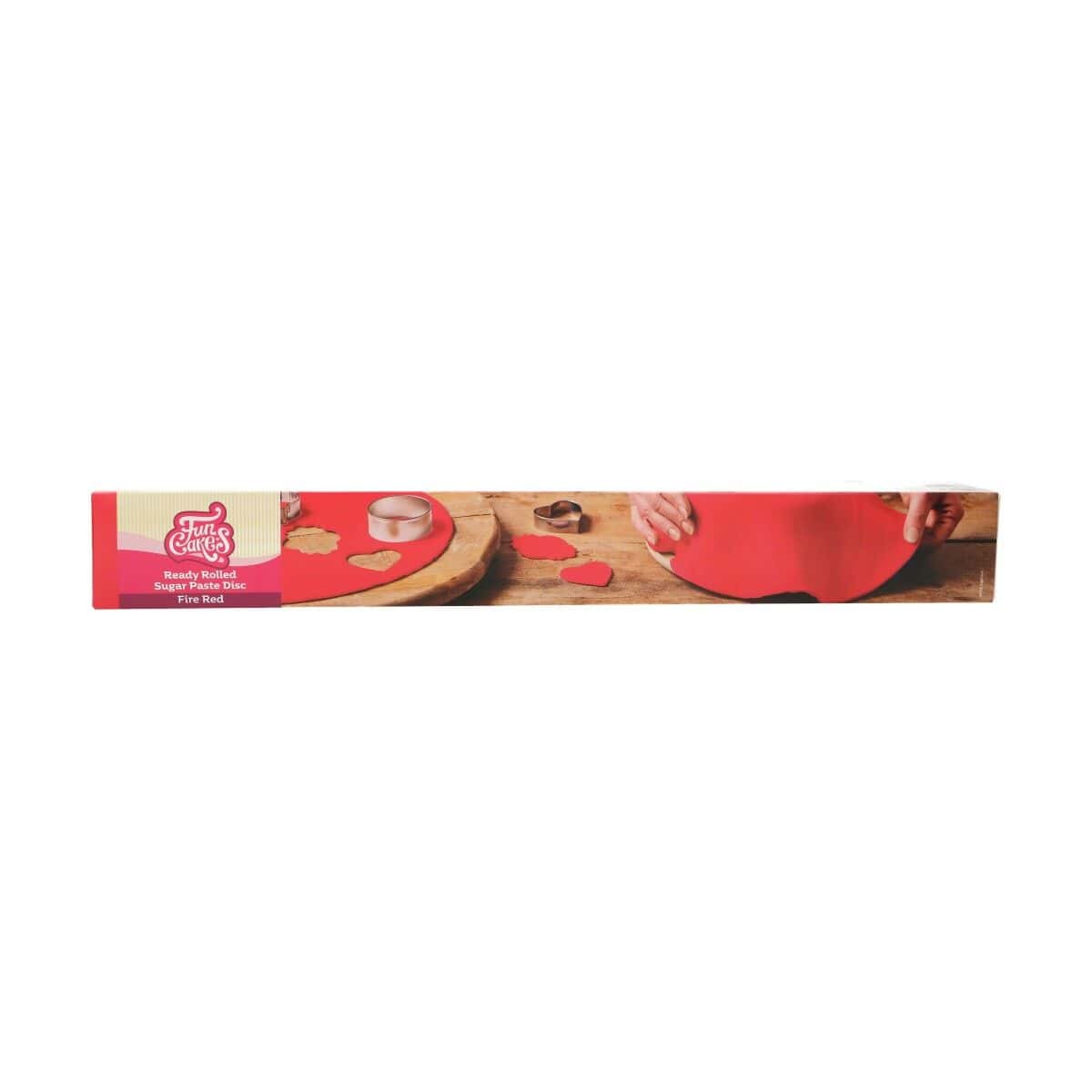 importshop24 Fun Cakes Rolled Fondant Fire Red
