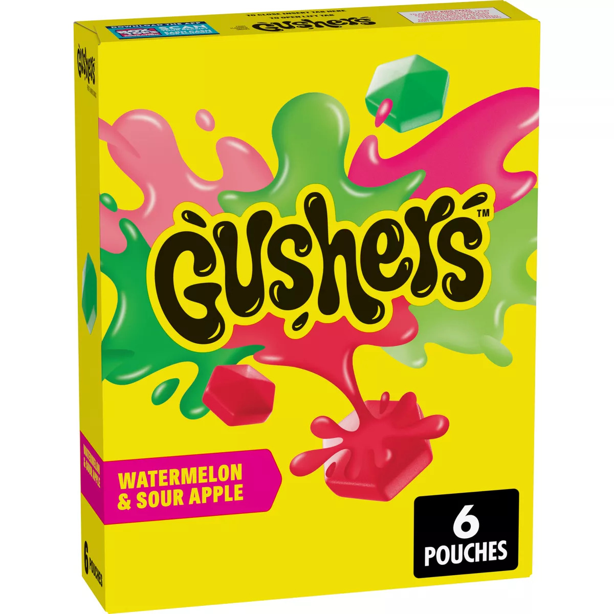 BC Fruit Gushers Watermelon & Sour Apple 136g - Fruchtgummi