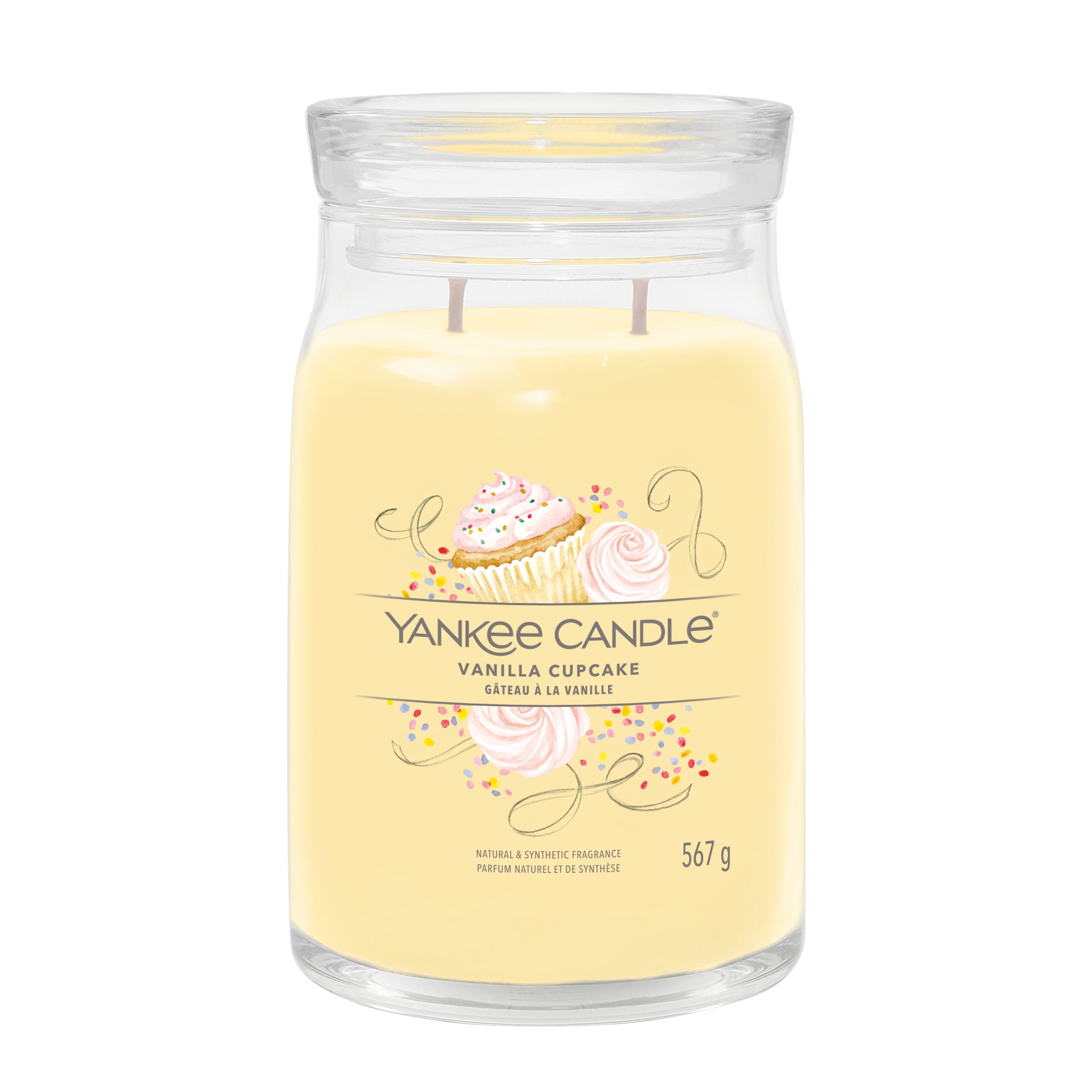 Yankee Candle großes Glas Vanilla Cupcake - Duftkerze Yankee Candle großes Glas Vanilla Cupcake - Duftkerze