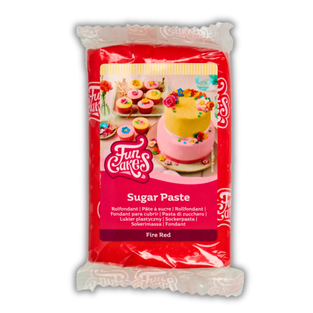 Fun Cakes Rollfondant Fire Red Fun Cakes Rollfondant Fire Red