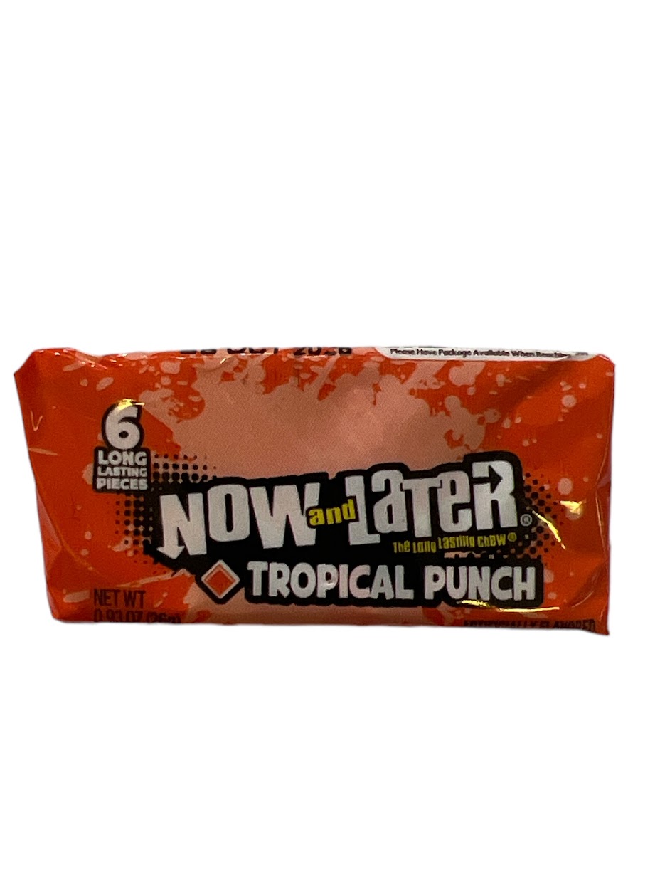 importshop24 Now and Later Tropical Punch / Fruchtpunsch Kaubonbon 26g importshop24 Now and Later Tropical Punch / Fruchtpunsch Kaubonbon 26g