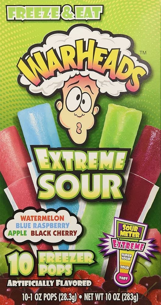 importshop24 Warheads Freezer Pops - Wassereis