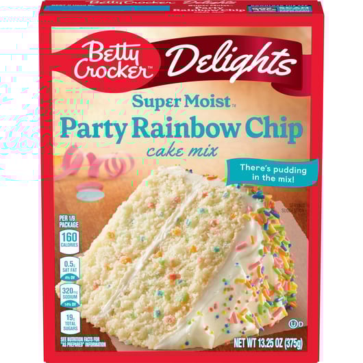 importshop24 Betty Crocker Cake - Party Rainbow Chip  Backmischung