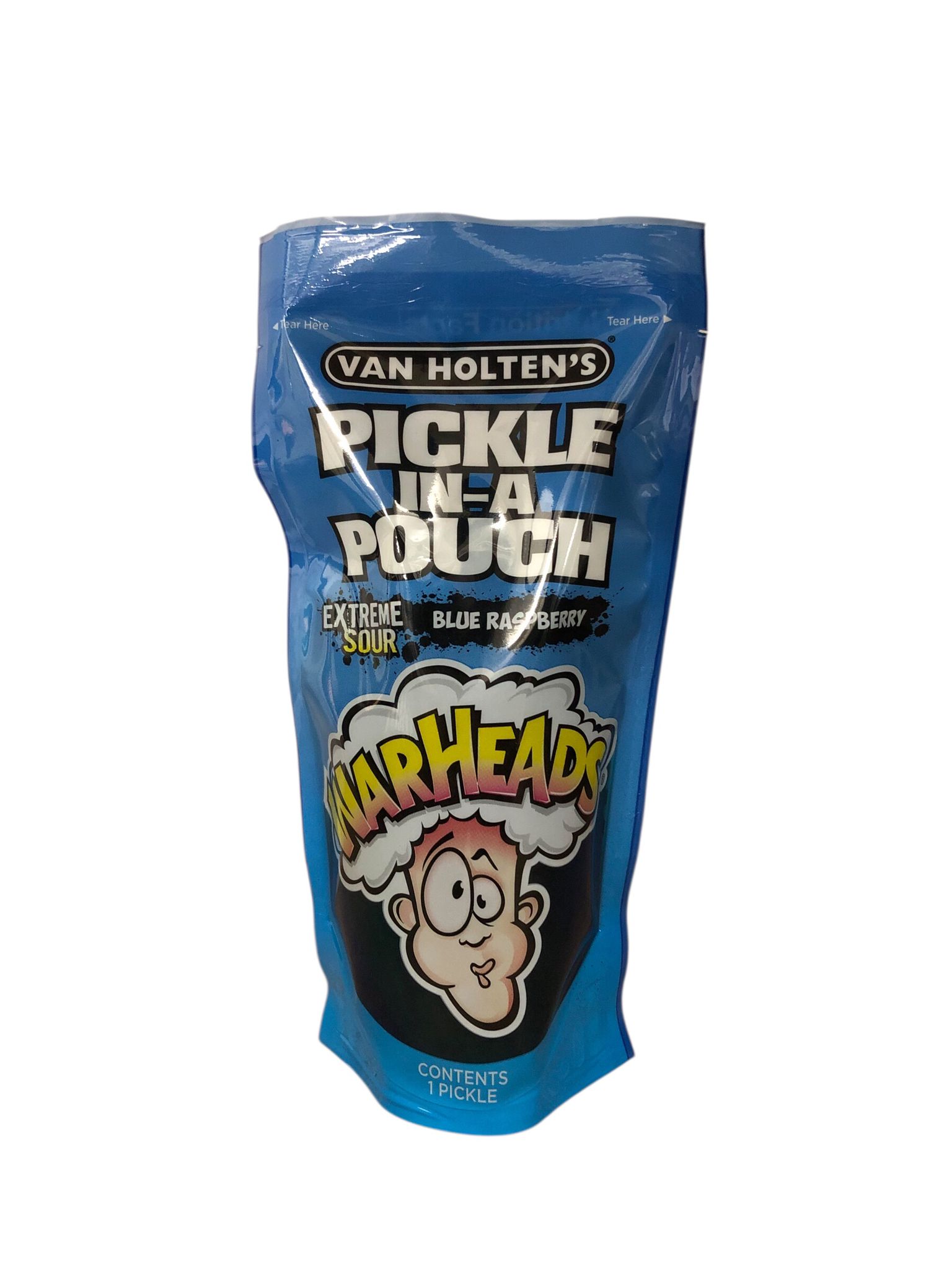 Van Holten´s WARHEADS Blue Raspberry Pickle - Gemüsekonserve