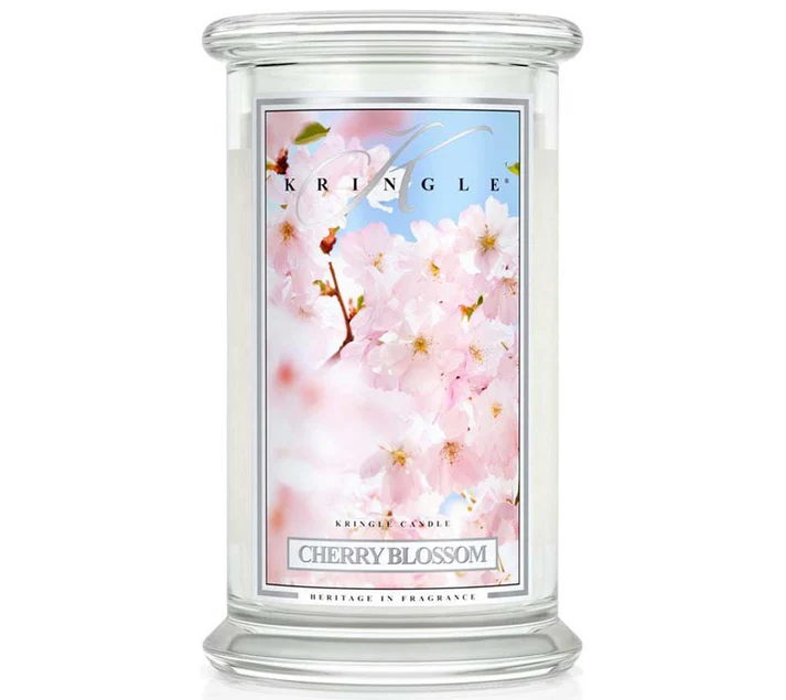KRINGLE großes Glas Cherry Blossom - Duftkerze