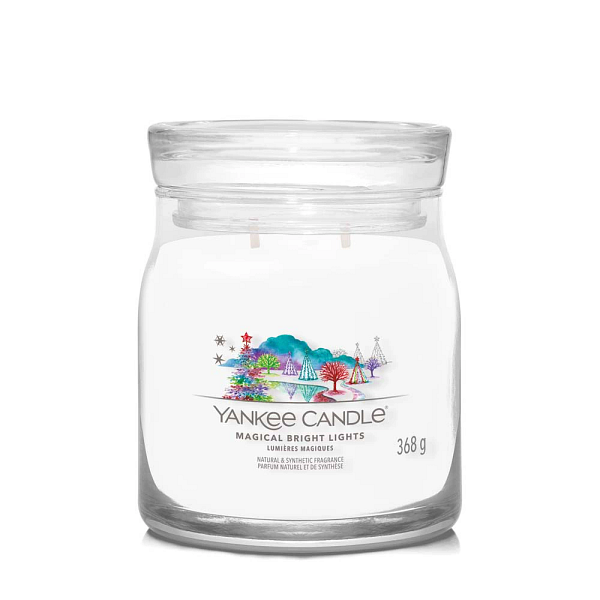 Yankee Candle mittleres Glas Magic Bright Lights - Duftkerze