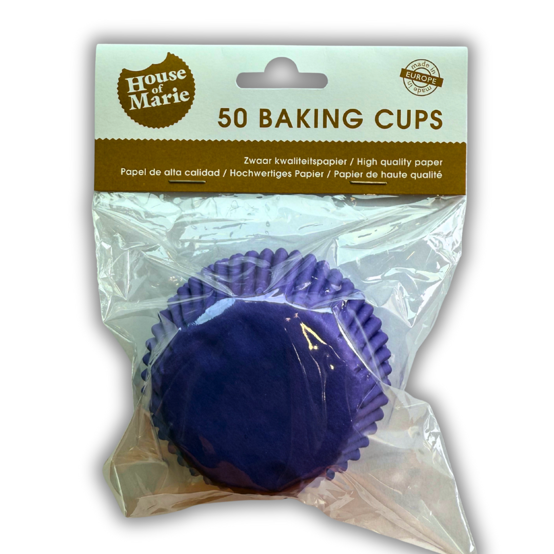 House of Marie Baking Cups Violett 50 Stück House of Marie Baking Cups Violett 50 Stück