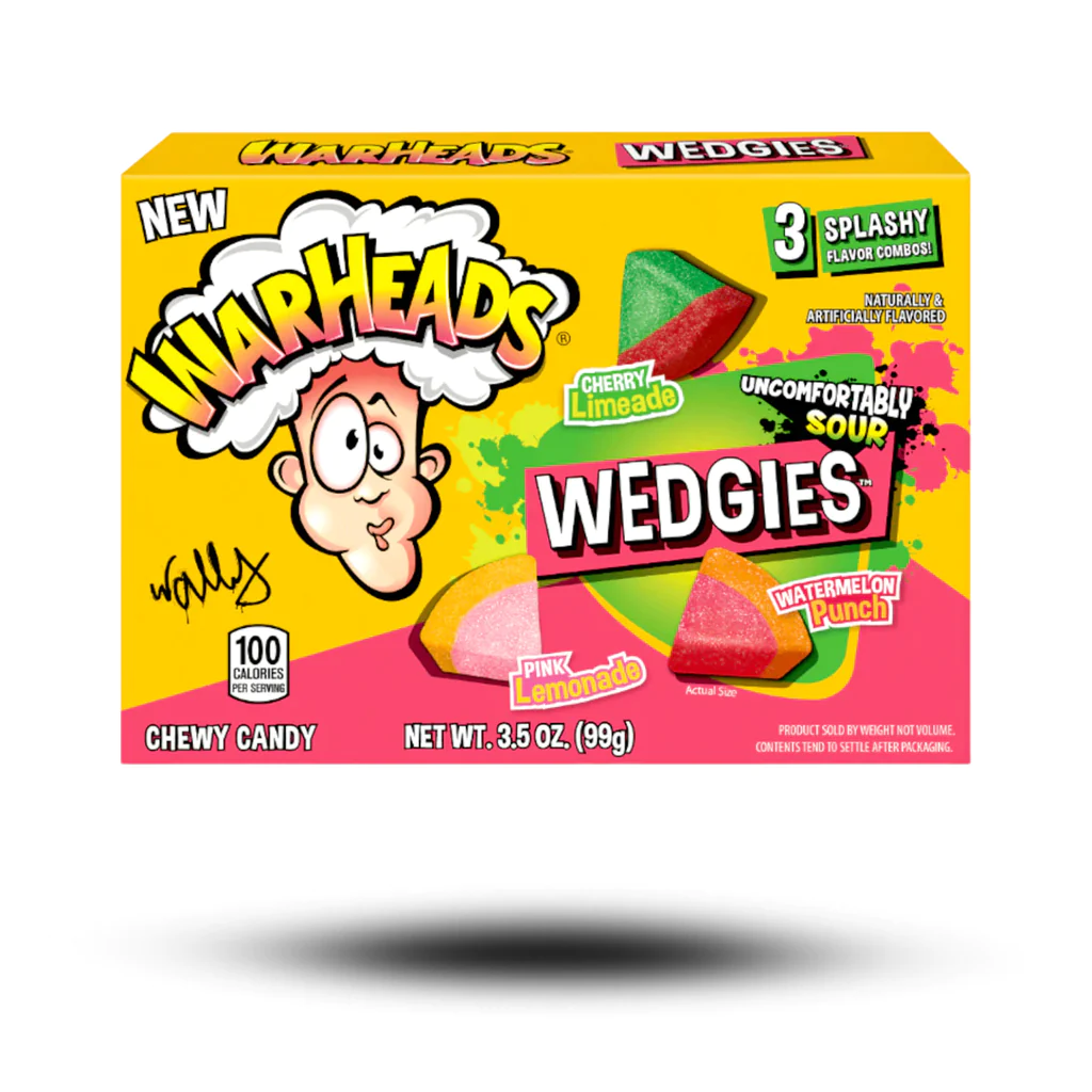 importshop24 Warheads Sour Wedgies 99g Fruchtgummi