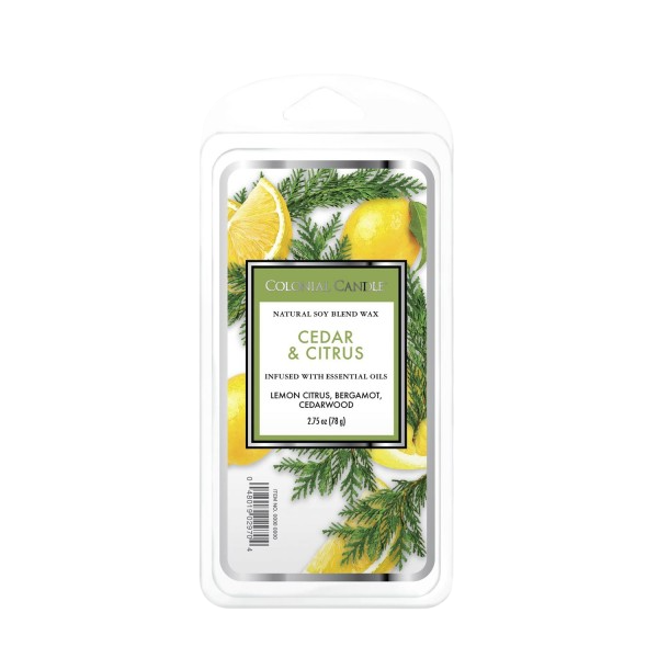 Colonial Melts Cedar & Citrus - Duftwachs Colonial Melts Cedar & Citrus - Duftwachs