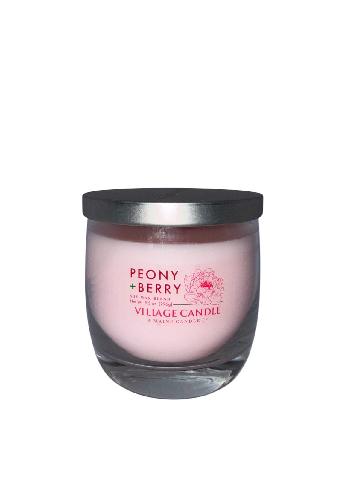 Village Candle Wild Light Bowl Peony & Berry (296g) - Duftkerze Village Candle Wild Light Bowl Peony & Berry (296g) - Duftkerze