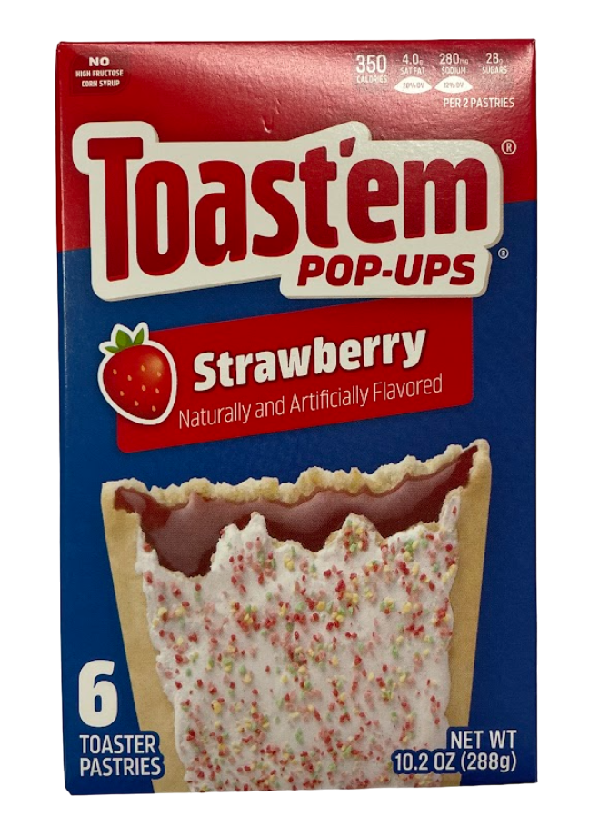 importshop24 Toast'em Pop Ups Strawberry - Teiggebäck