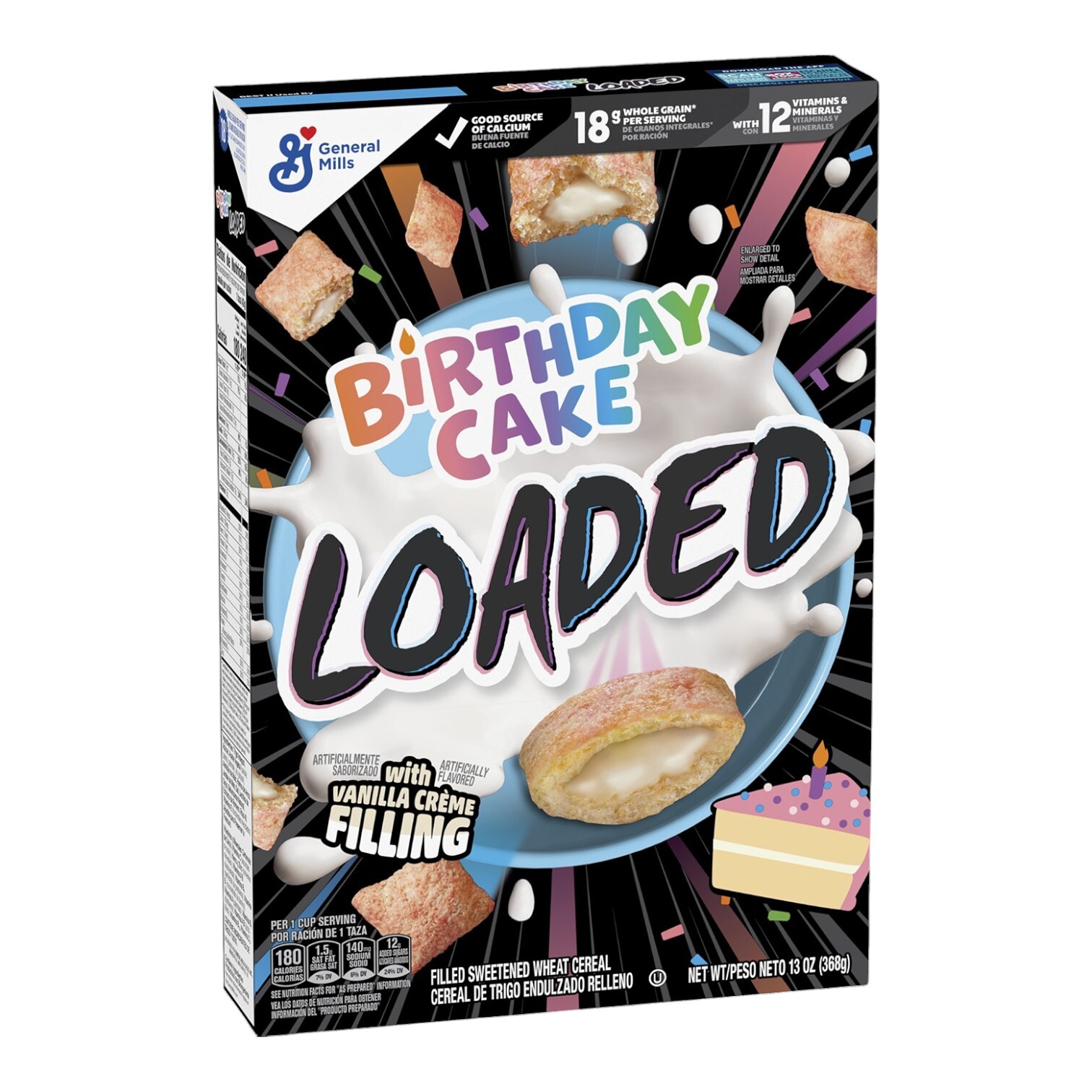 General Mills - Birthday Cake Loaded Cereal - Frühstücksflocken