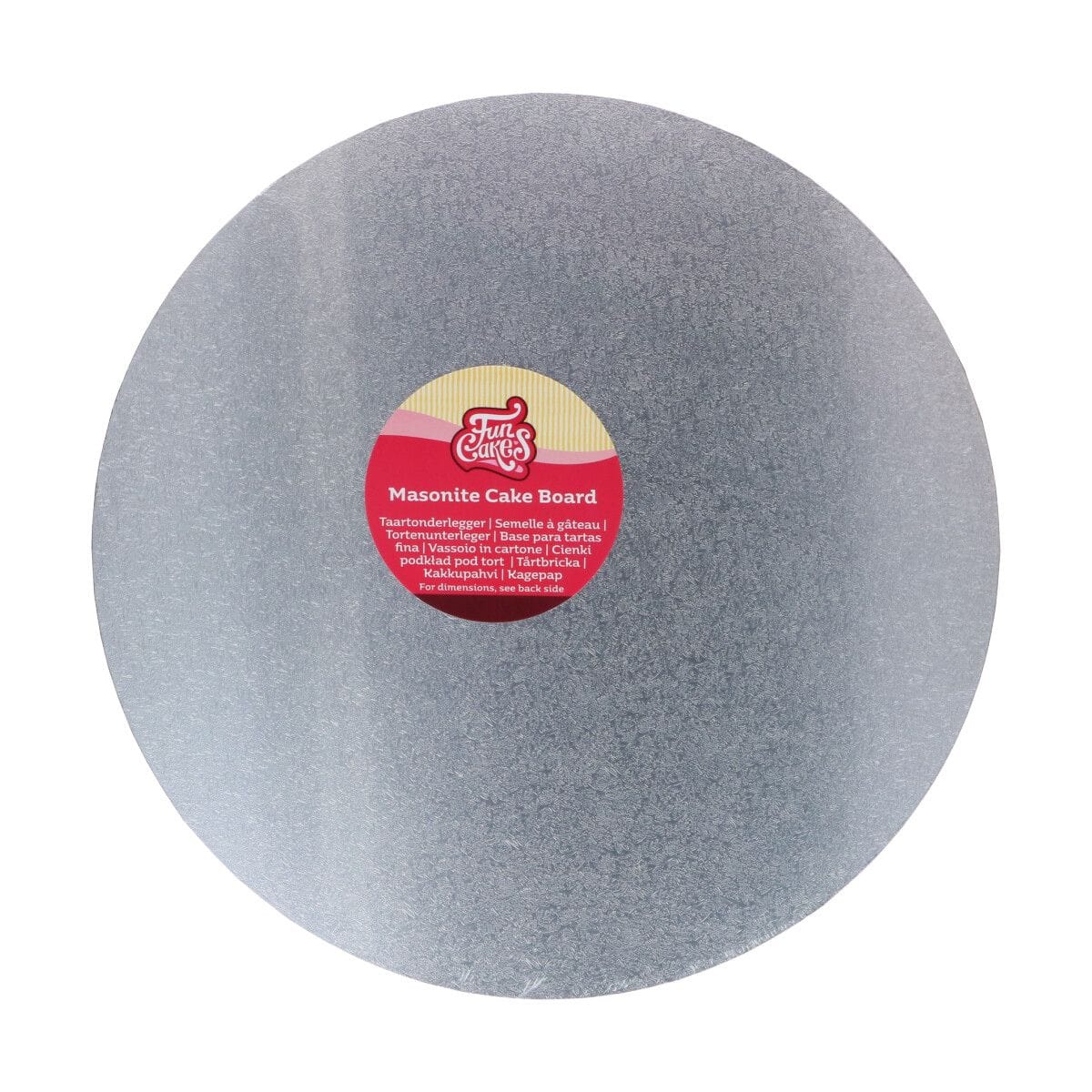 importshop24 Fun Cakes Masonite Cake Board rund Ø35 CM - Silber importshop24 Fun Cakes Masonite Cake Board rund Ø35 CM - Silber