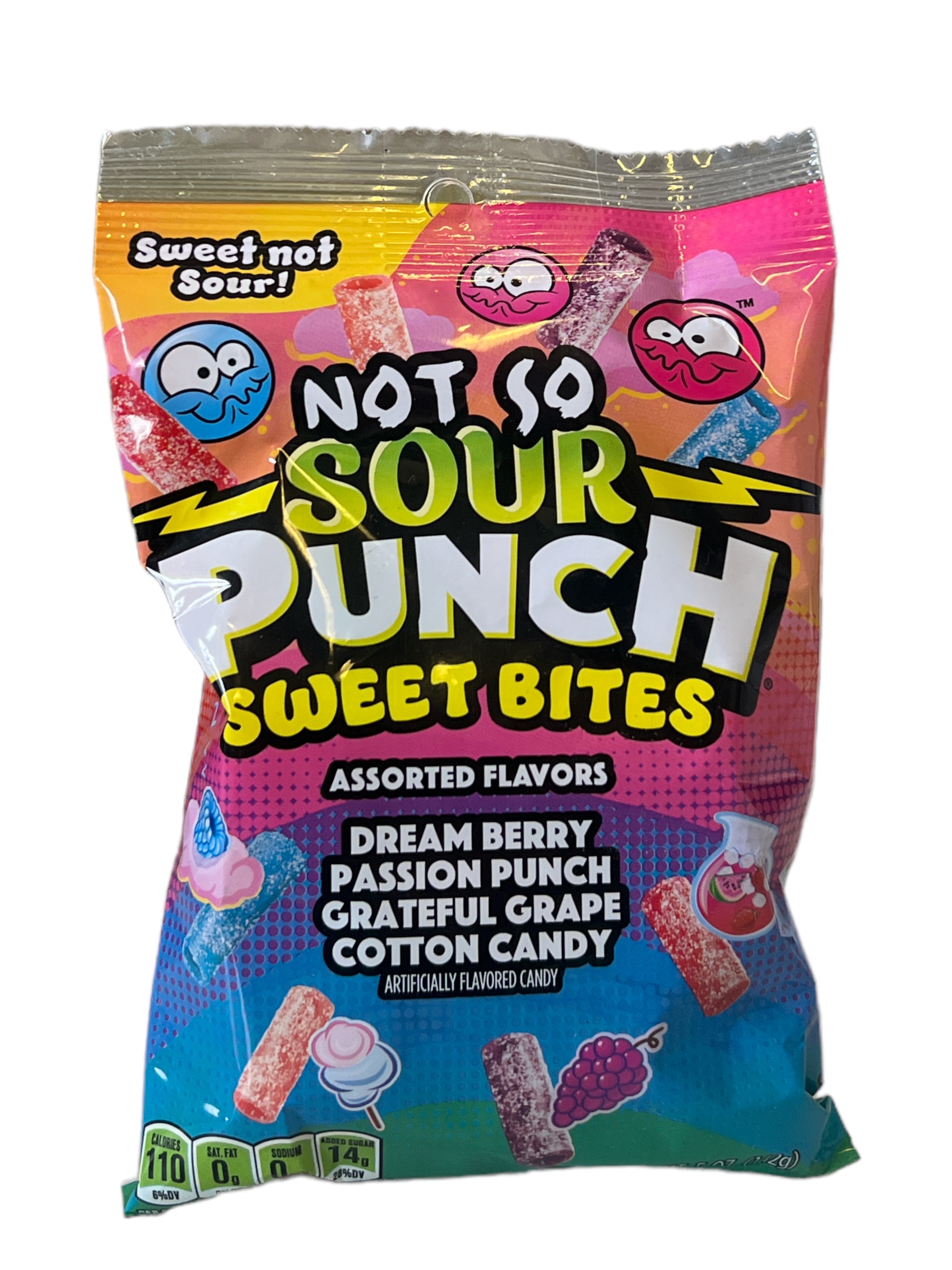 importshop24 Sour Punch Bites Sweet Bag 142g - Fruchtgummi