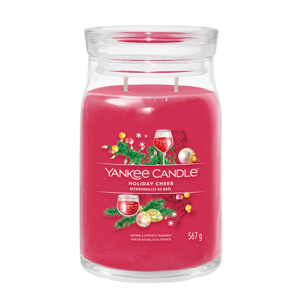 Yankee Candle großes Glas Holiday Cheer - Duftkerze