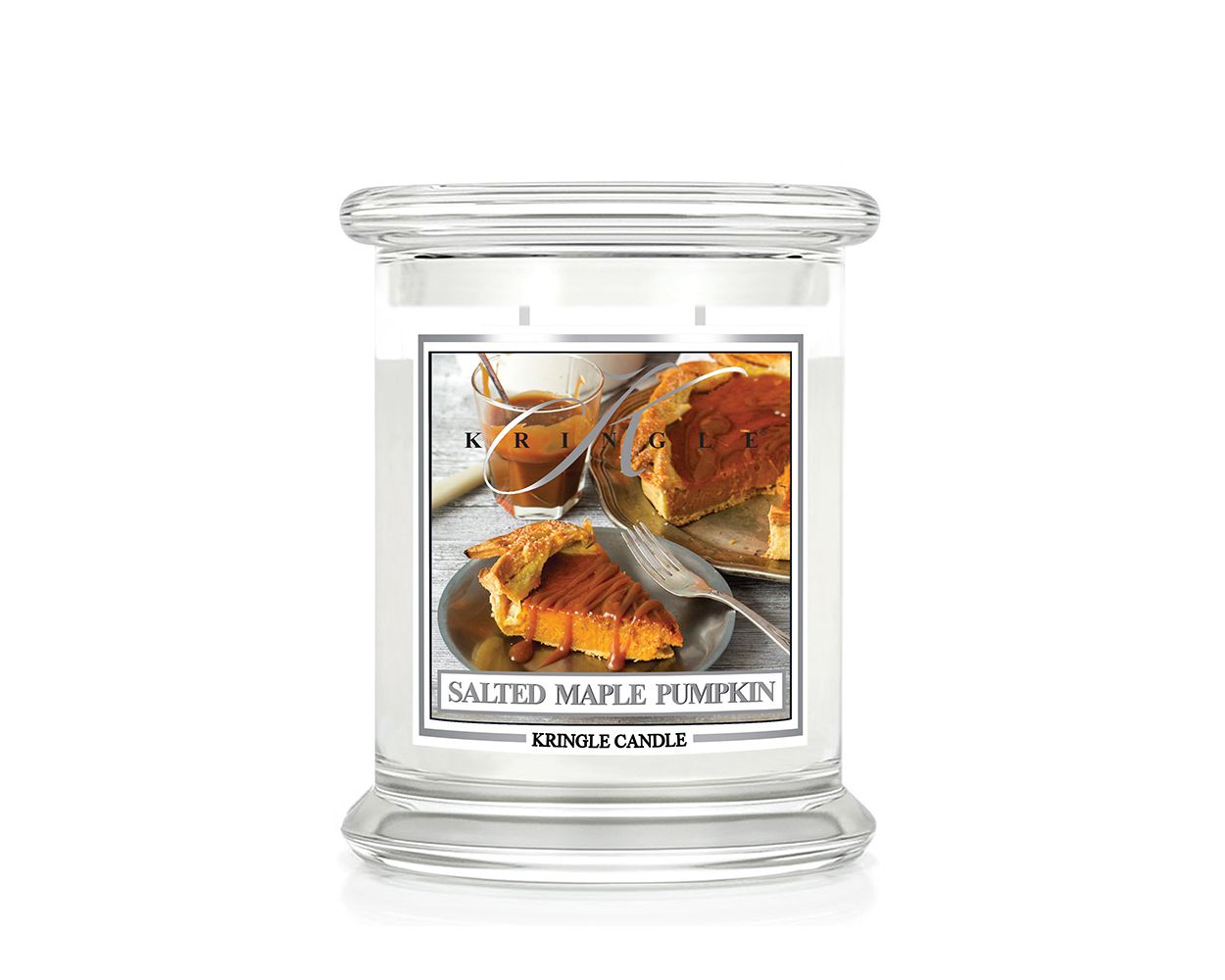 importshop24 KRINGLE mittleres Glas Salted Maple Pumpkin - Duftkerze