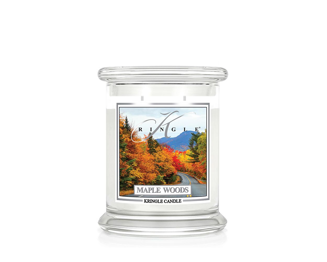 importshop24 KRINGLE mittleres Glas Maple Woods - Duftkerze