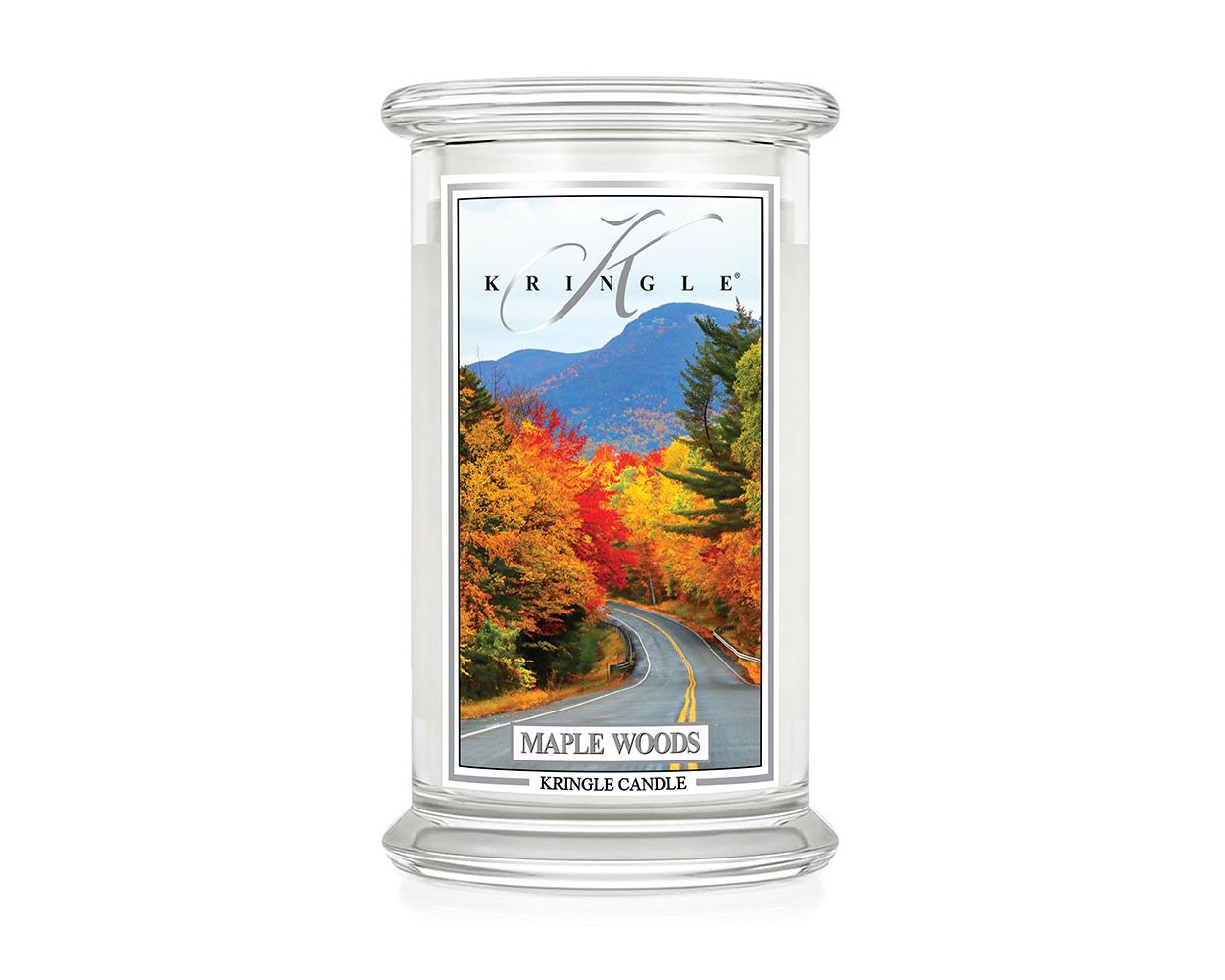 importshop24 KRINGLE großes Glas Maple Woods Duftkerze