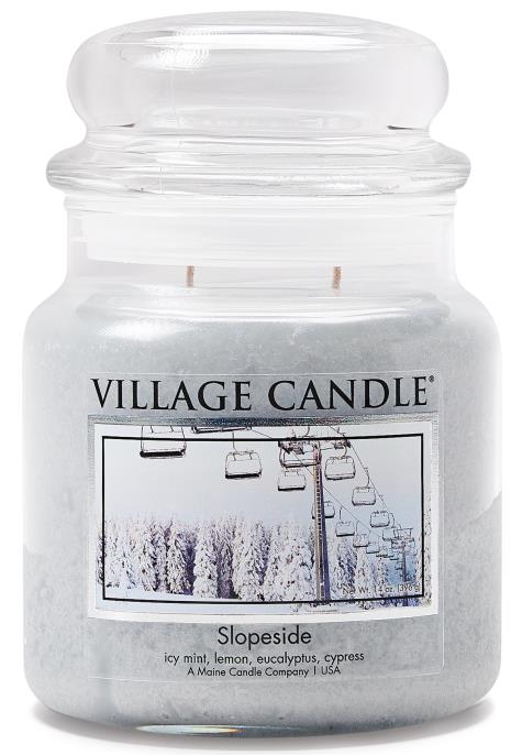 importshop24 Village Candle mittleres Glas Slopeside  Duftkerze