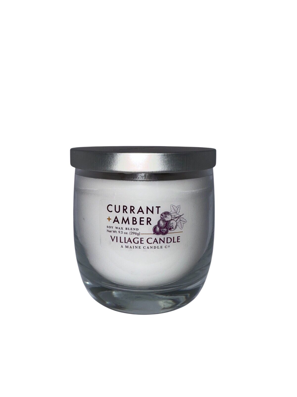 Village Candle Wild Light Bowl Currant & Amber (296g) - Duftkerze Village Candle Wild Light Bowl Currant & Amber (296g) - Duftkerze