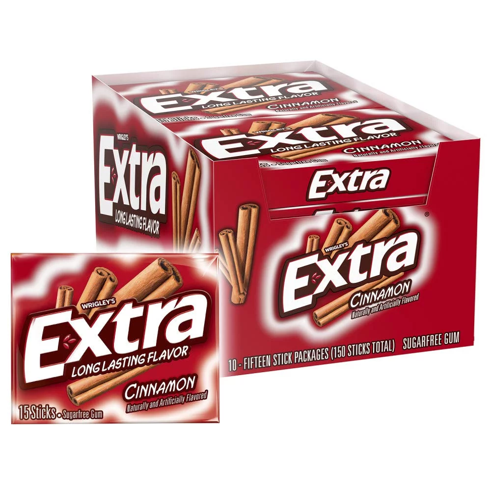 importshop24 Extra Gum Cinnamon Sugarfree - Kaugummi