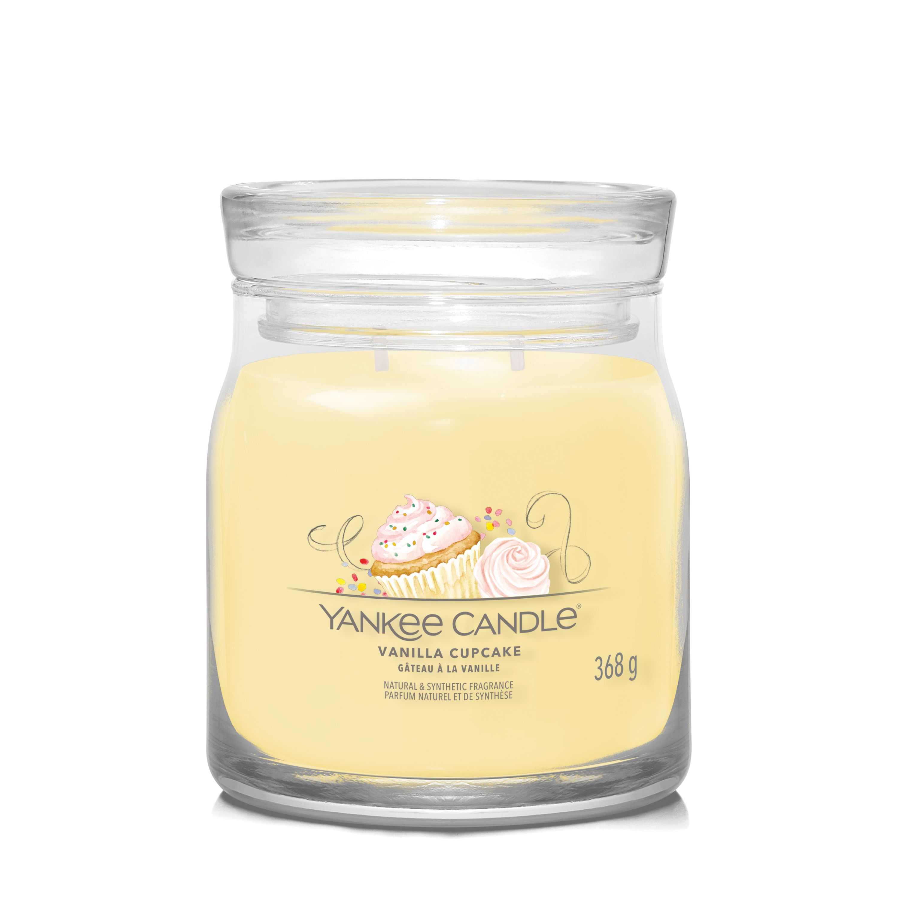 Yankee Candle mittleres Glas Vanilla Cupcake - Duftkerze Yankee Candle mittleres Glas Vanilla Cupcake - Duftkerze