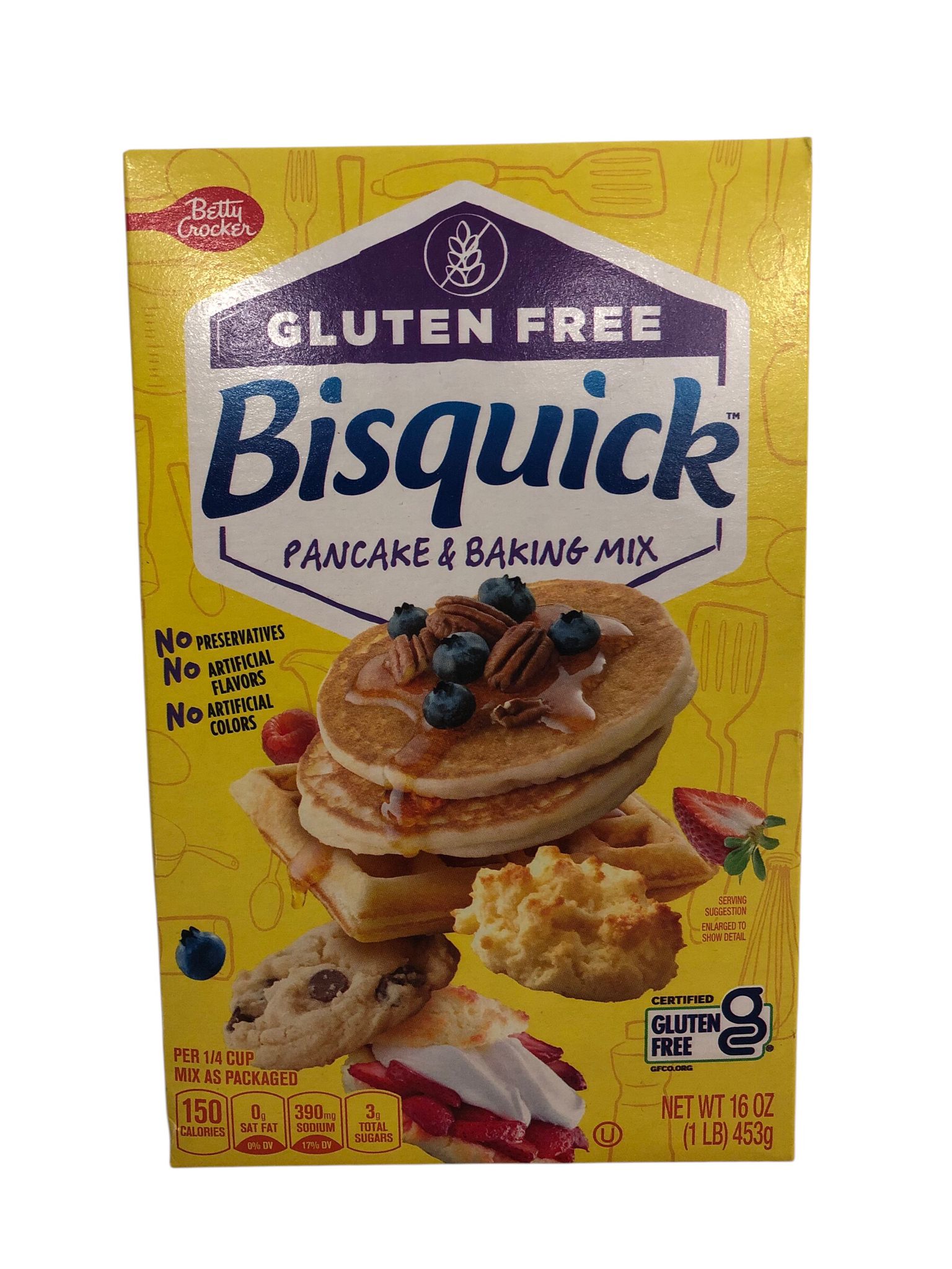 Betty Crocker Bisquick Gluten Free Pancake Mix (453g) - Backmischung