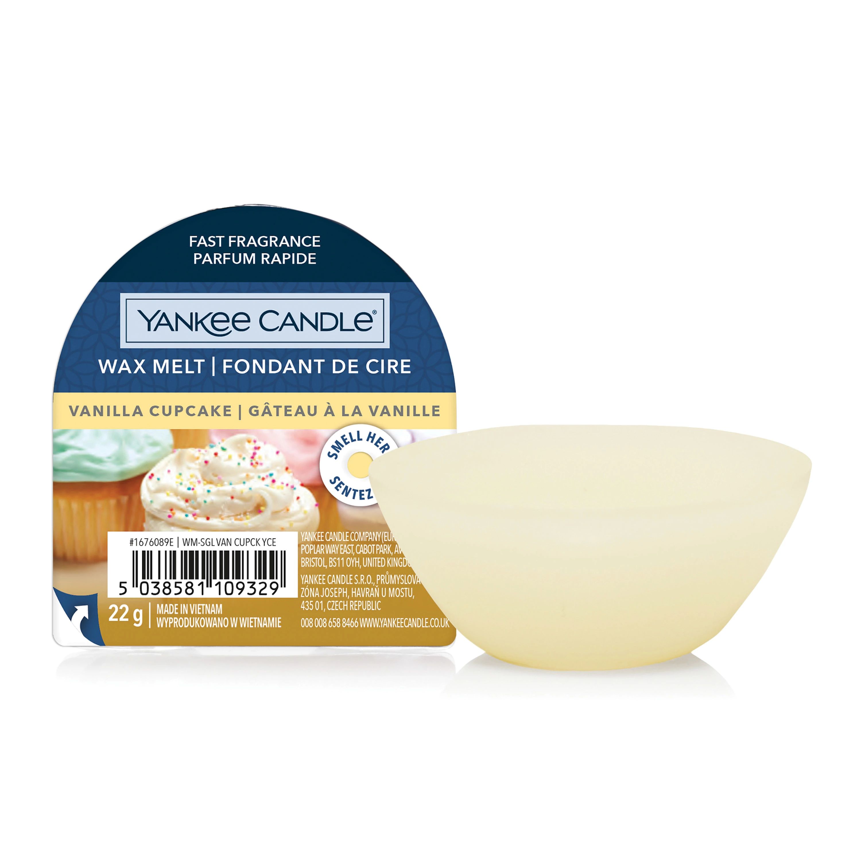 Yankee Candle Schmelzwachs Vanilla Cupcake - Duftkerze