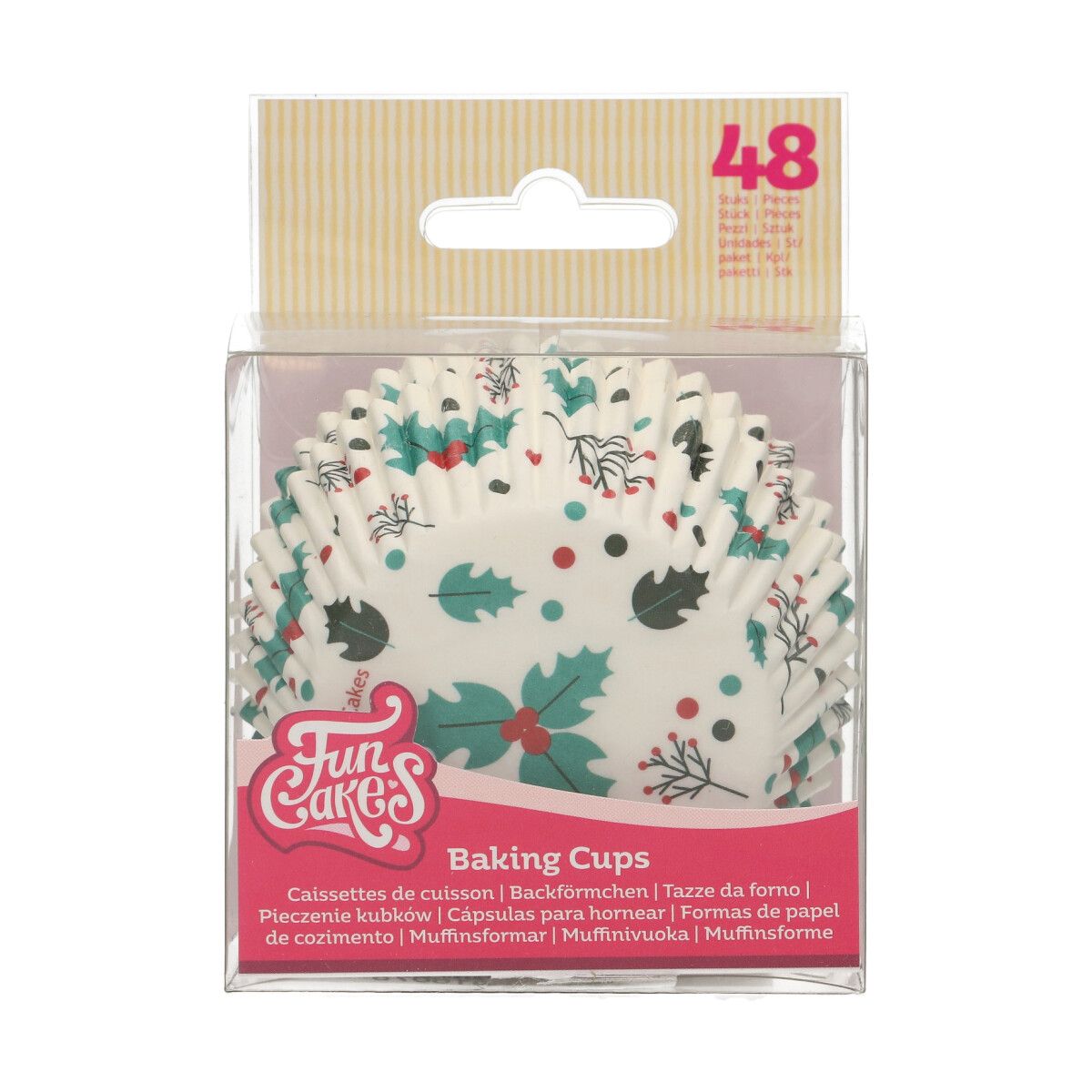 Fun Cakes Baking Cups Holiday Leaf