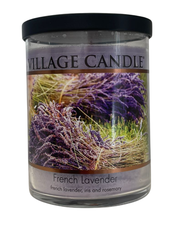 Village Candle mittleres Glas French Lavender - Duftkerze Village Candle mittleres Glas French Lavender - Duftkerze