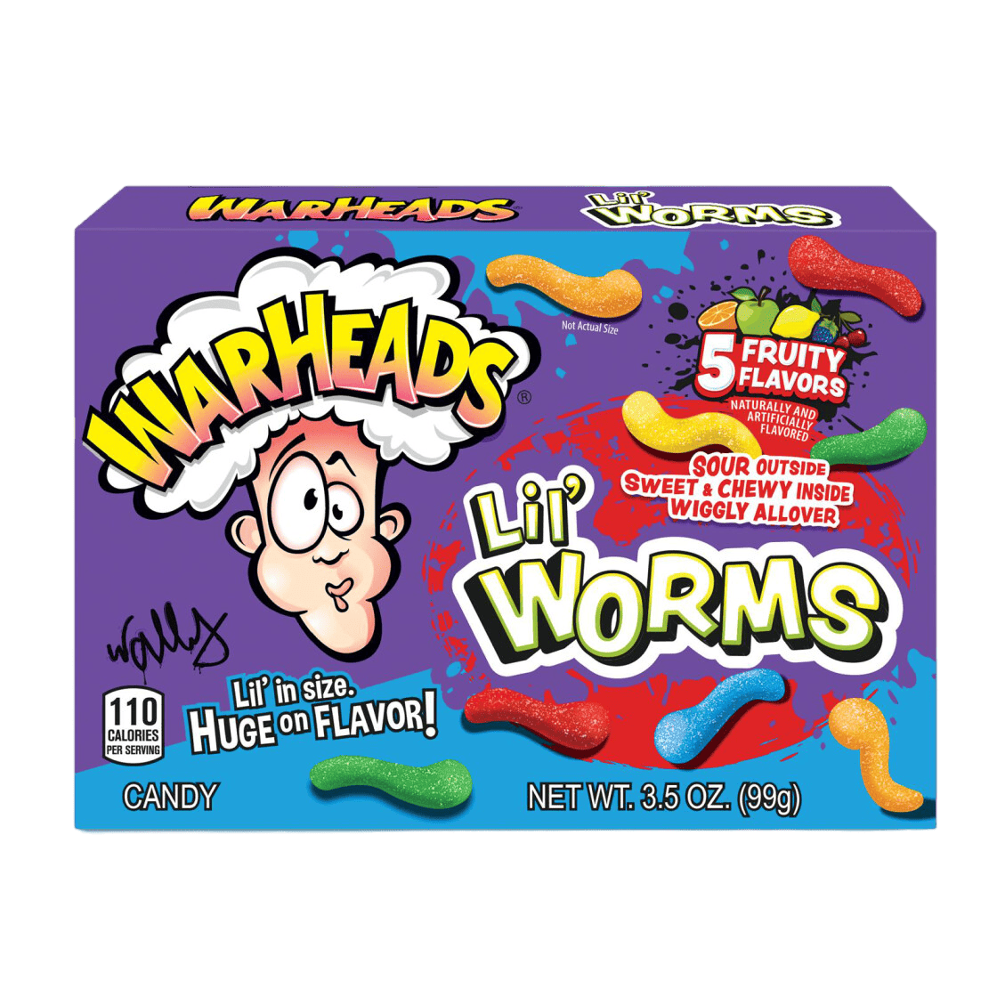 importshop24 Warheads Lil Worms Theatre 99g Fruchtgummi