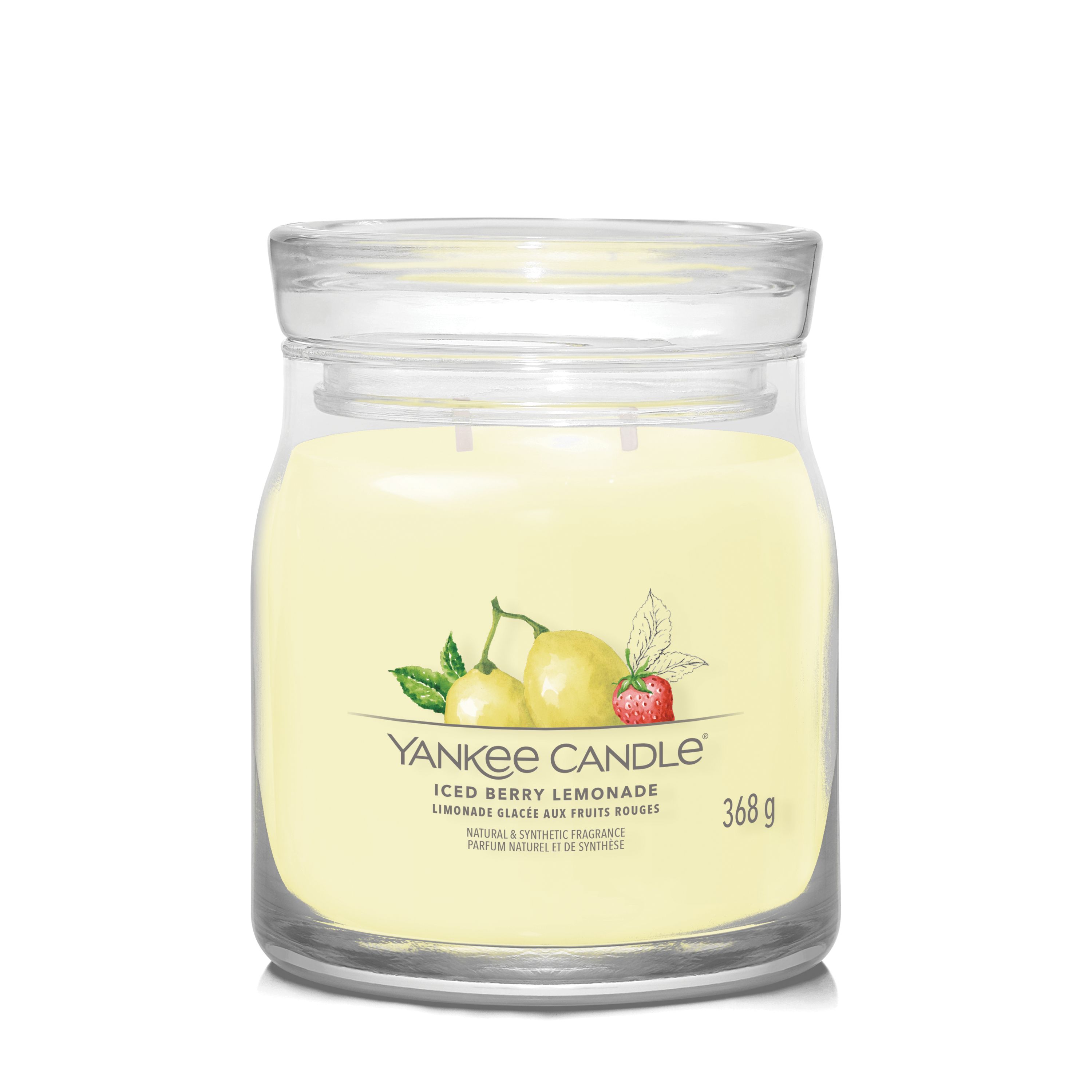 Yankee Candle mittleres Glas Ice Berry Lemonade - Duftkerze