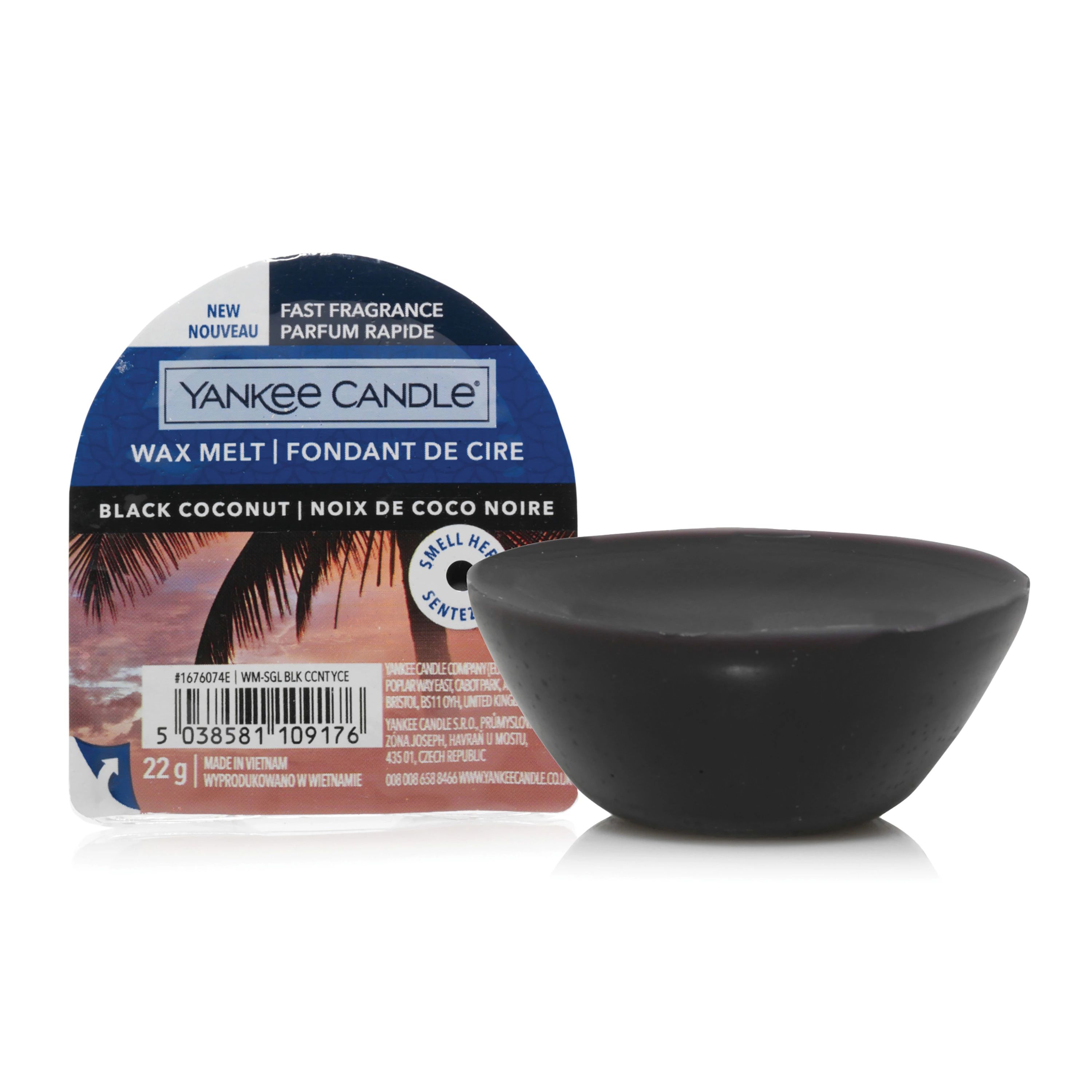 Yankee Candle Schmelzwachs Black Coconut - Duftkerze Yankee Candle Schmelzwachs Black Coconut - Duftkerze