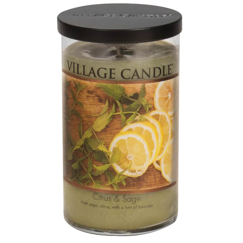 importshop24 Village Candle Tumbler großes Glas Citrus & Sage Duftkerze importshop24 Village Candle Tumbler großes Glas Citrus & Sage Duftkerze