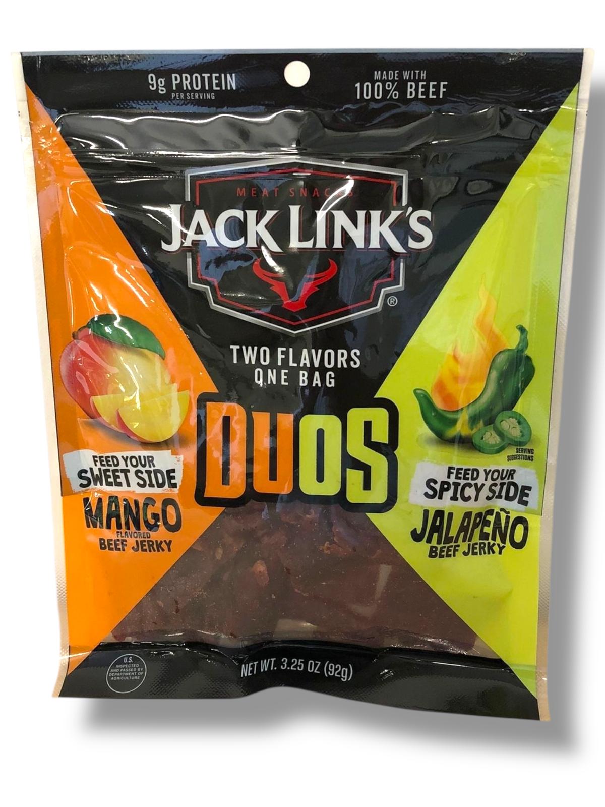 Jack Links Duos Jalapeno+Mango Beef Jerky Trockenfleisch Jack Links Duos Jalapeno+Mango Beef Jerky Trockenfleisch