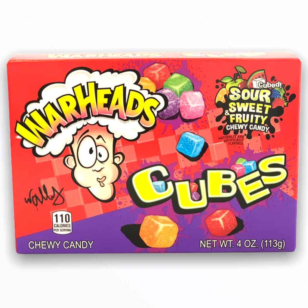 importshop24 Warheads Sour Cubes - Box - Fruchtgummi