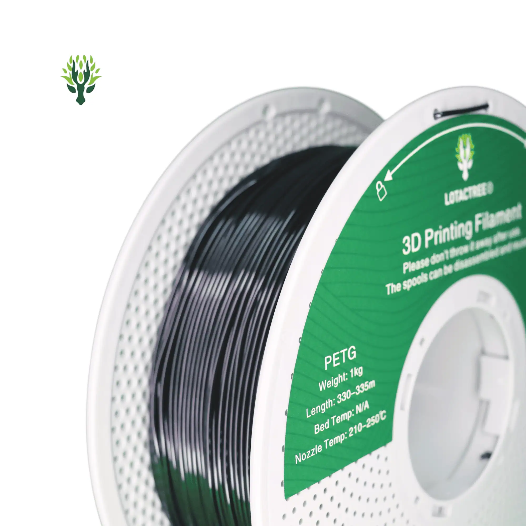 Lotactree Pro Filament PETG (black) Lotactree Pro Filament PETG (black)