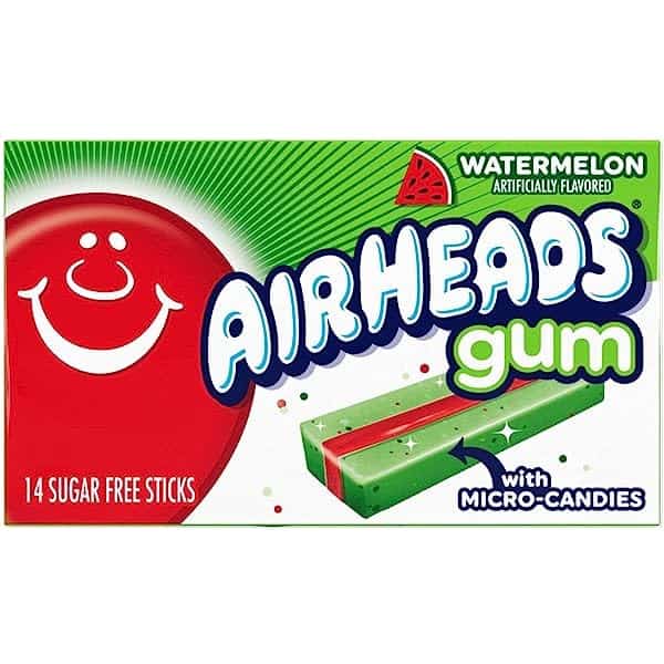 importshop24 Airheads Gum Watermelon - Kaugummi