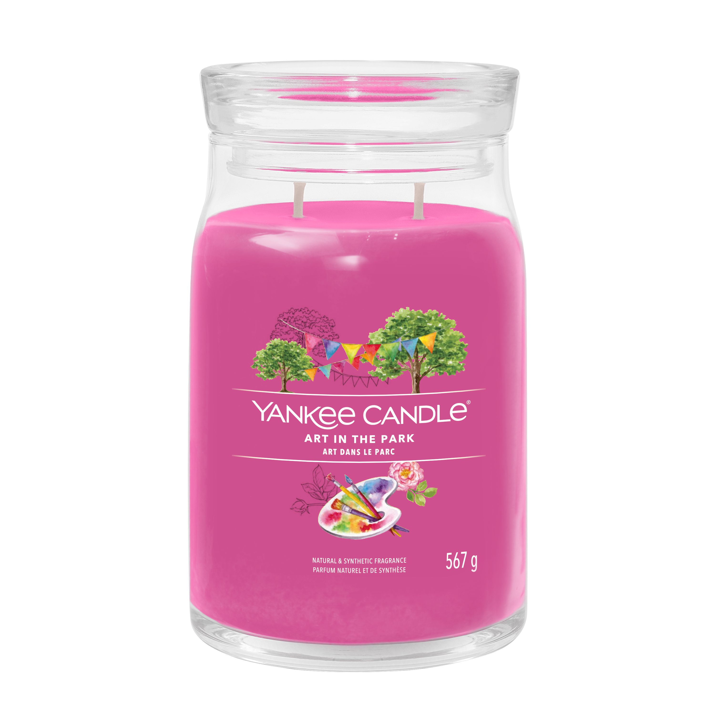 Yankee Candle großes Glas Art In The Park - Duftkerze