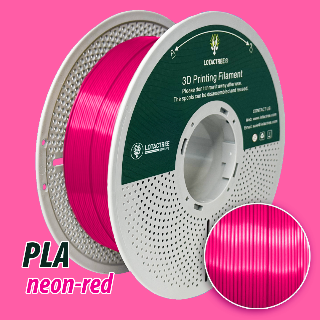 Lotactree Pro Filament PLA (neon-red) Lotactree Pro Filament PLA (neon-red)