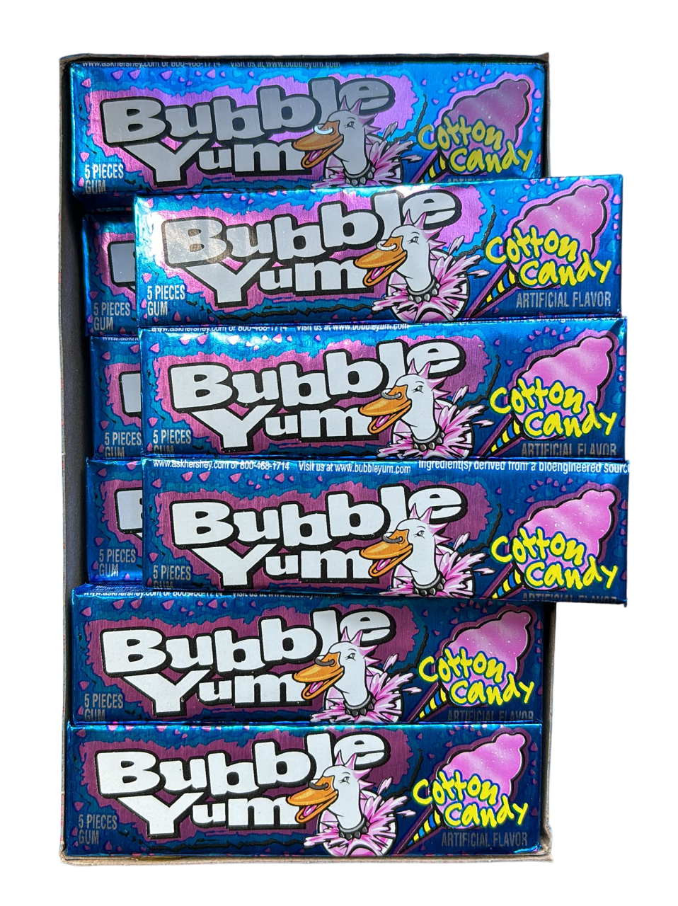 importshop24 BubbleYum Cotton Candy - Kaugummi - MHD REDUZIERT