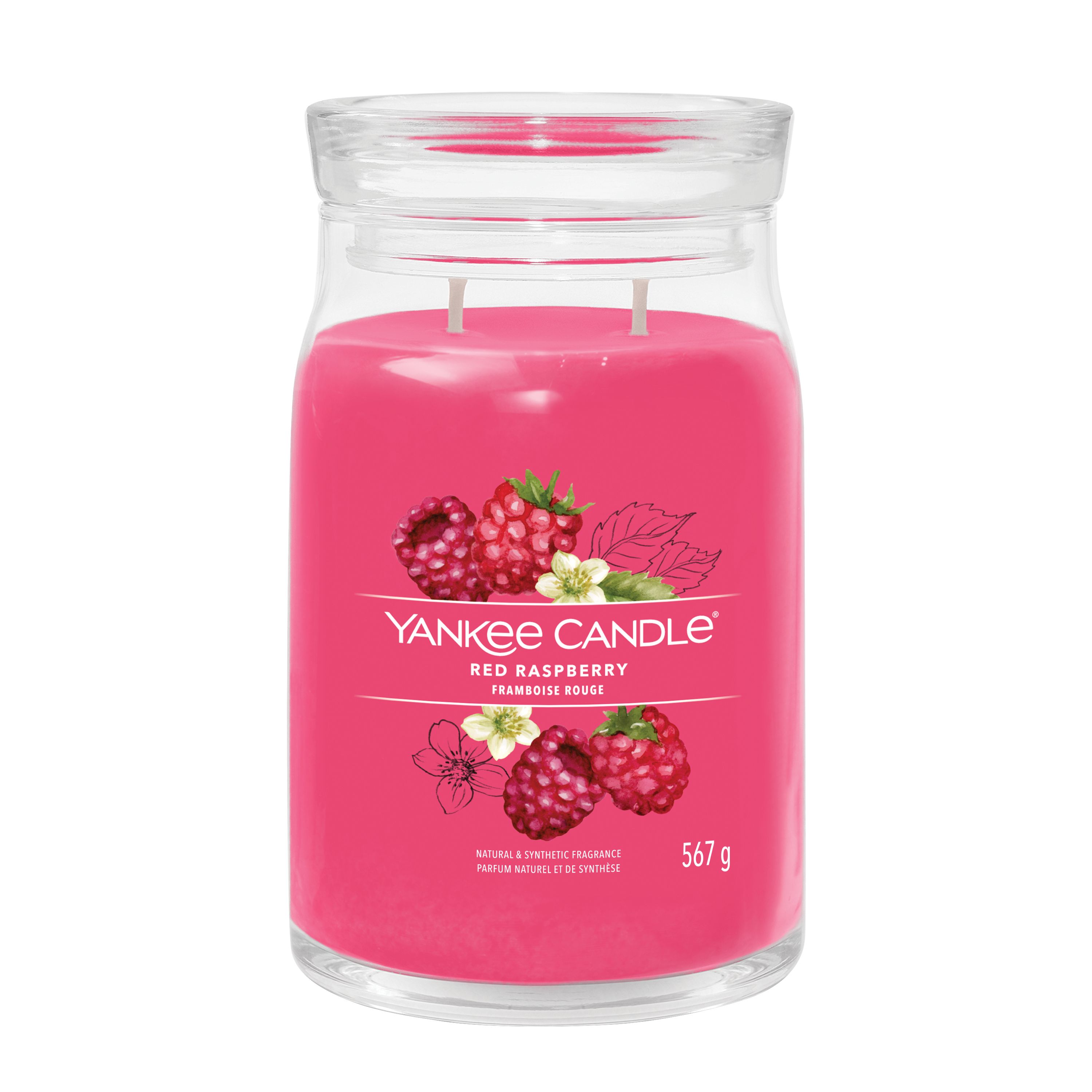 Yankee Candle großes Glas Red Raspberry - Duftkerze