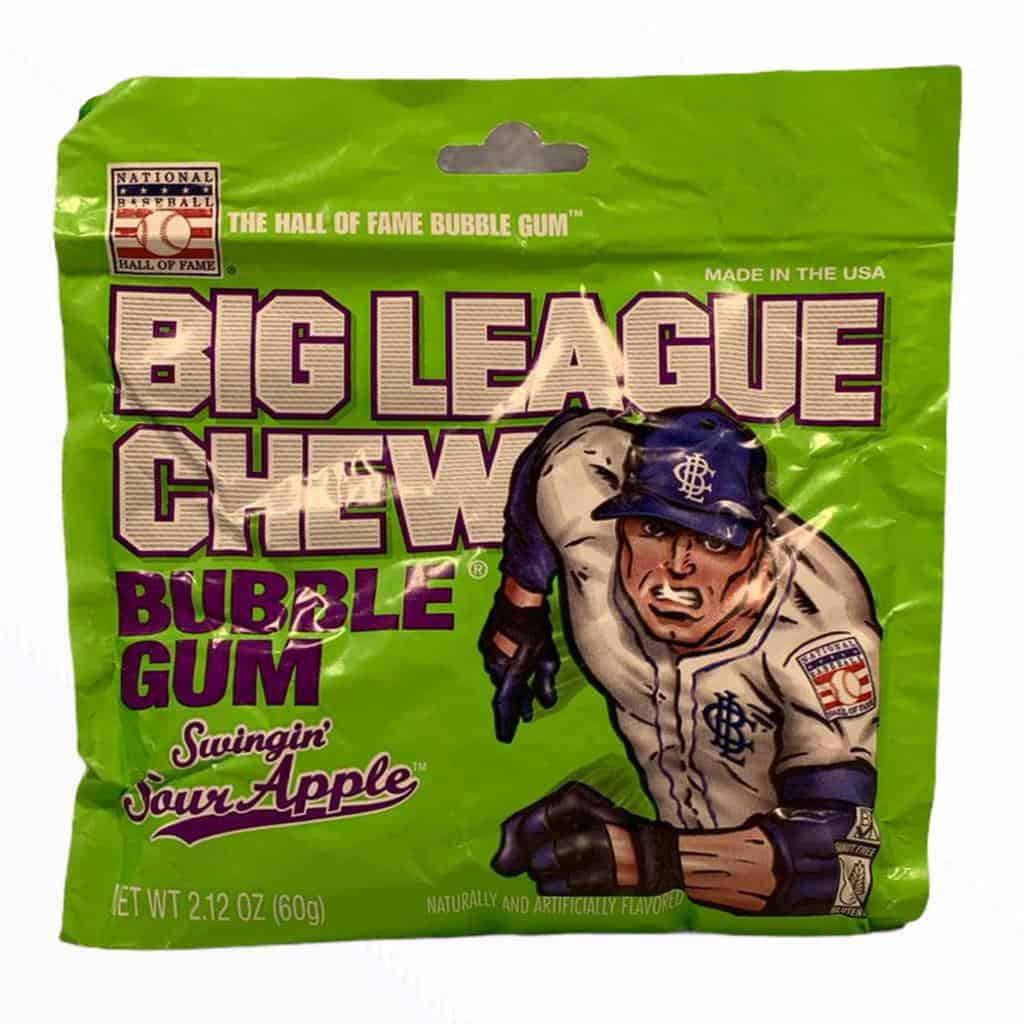 importshop24 Big League Chew Bubblegum Swingin` Sour Apple Kaugummi