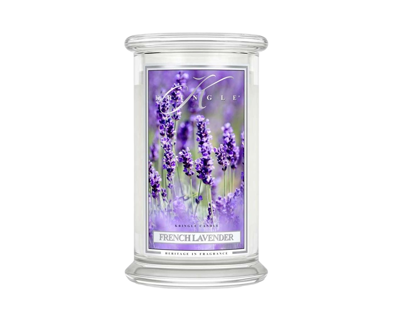 importshop24 KRINGLE großes Glas French Lavender - Duftkerze