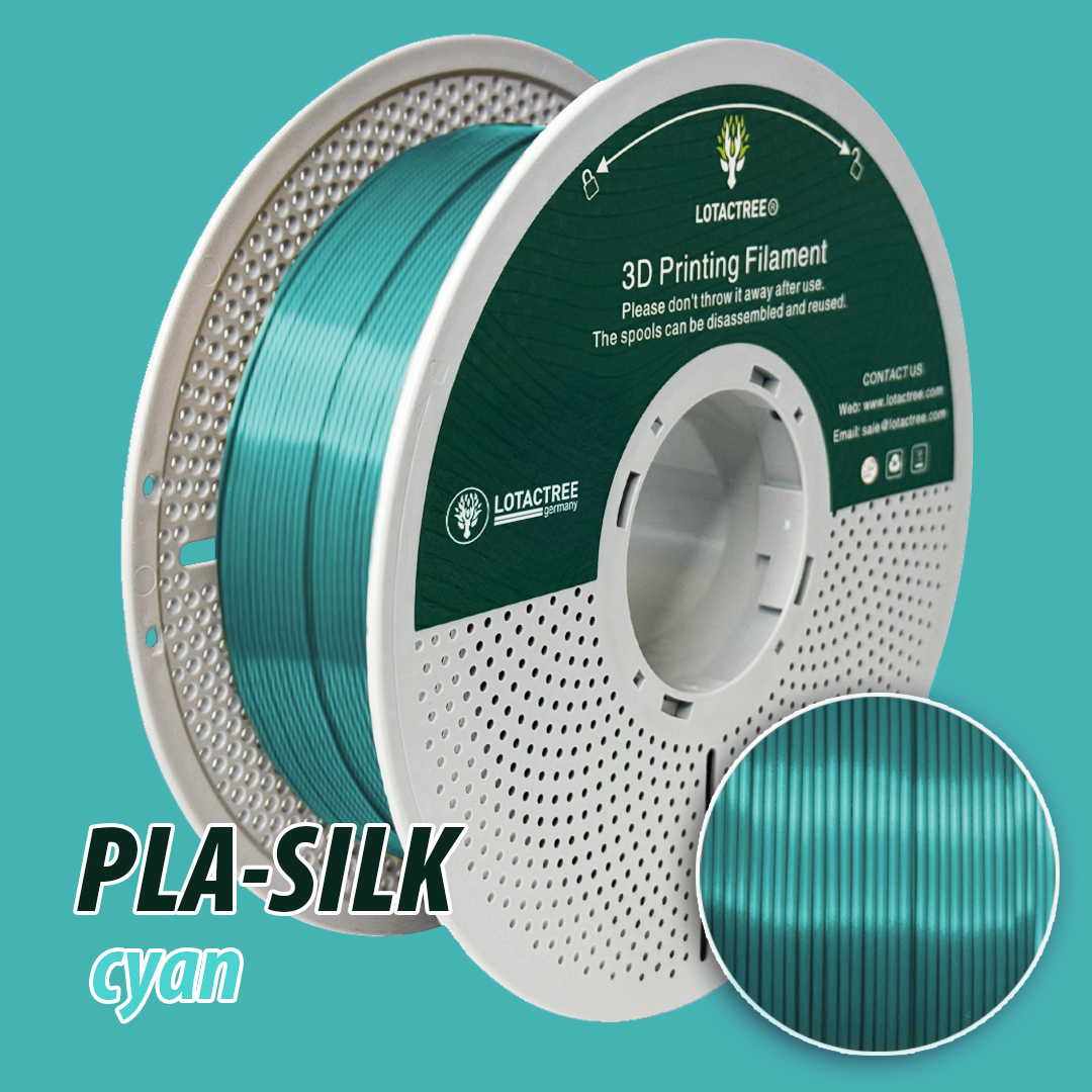 Lotactree Pro Filament PLA-SILK (cyan) Lotactree Pro Filament PLA-SILK (cyan)