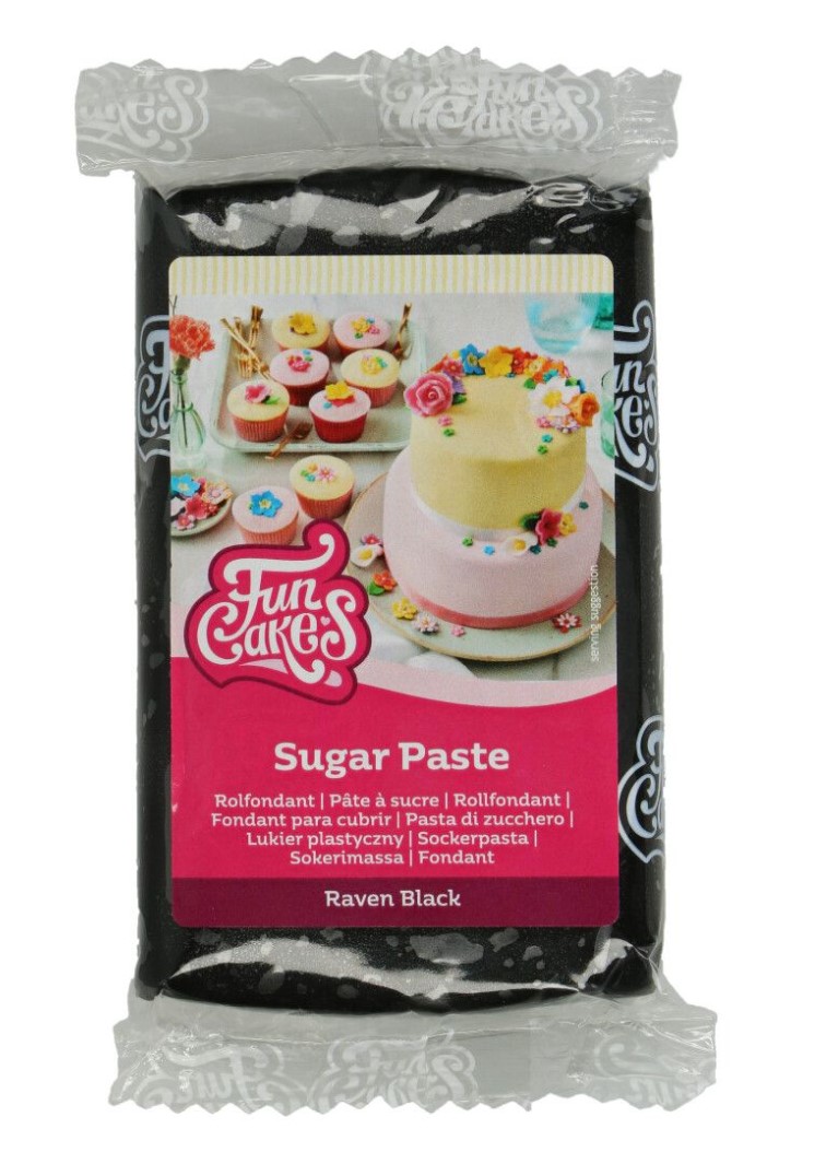 Fun Cakes Rollfondant Raven Black