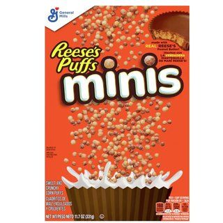 General Mills - Reese's Puffs Frühstücksflocken Mini - MHD REDUZIERT